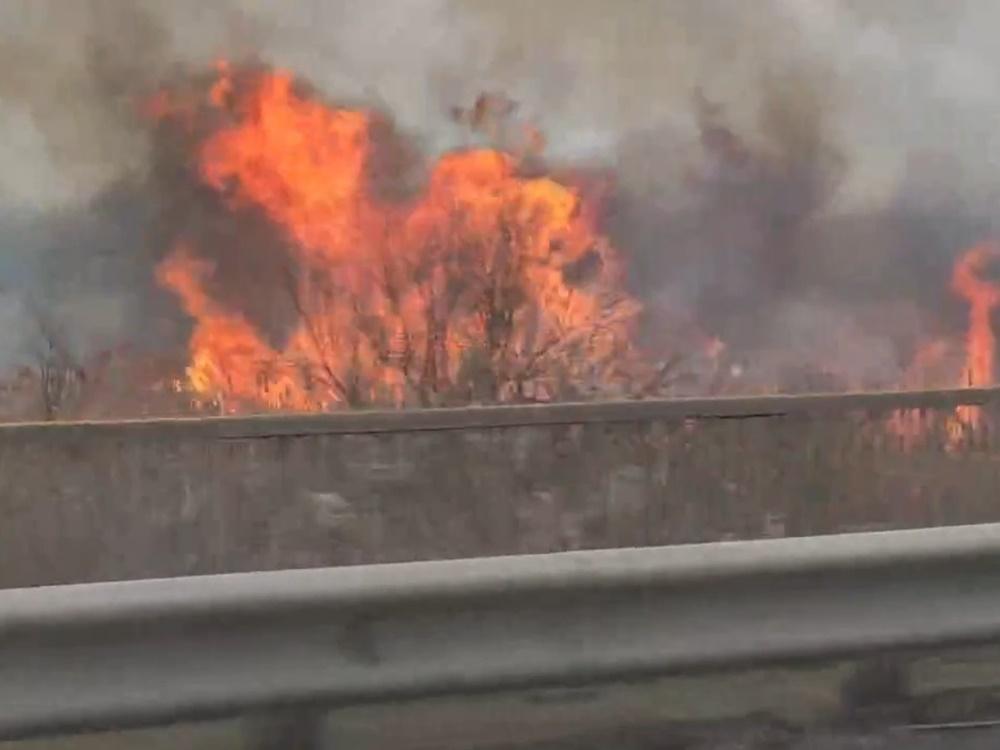 Пожар Волгодонск сегодня путепровод камыш