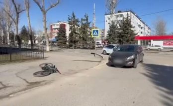 сбит велосипед